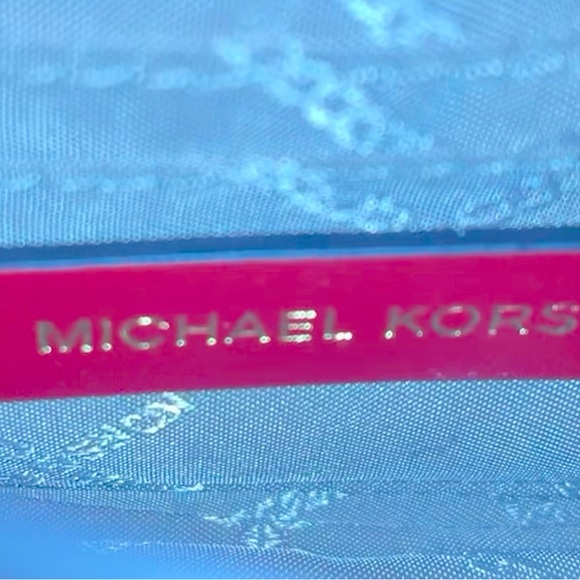 Michael Kors Red Bag with Gold Accent - Picture 9 of 10